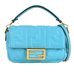 Mini Baguette, Leather, Blue, 209 10429, S, 1*